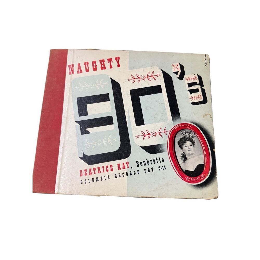 Columbia Records Naughty 90's Beatrice Kay Soubrette Set C-14 Vinyl Record